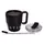 Термокружка Coffee & Tea с трубочкой черная HP-14-23B