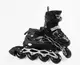 Роликовые коньки 326-М Best Roller колеса PU светящиеся. Black (размер 34-38) (173866)