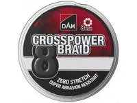 Шнур DAM Crosspower 8-Braid 150m 0.13mm 7.2kg 16lb dark grey