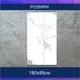 Трафарет для покраски Девушка на пилоне, одноразовый из самоклеящейся пленки 180 х 95 см