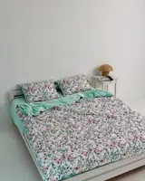 Постельное белье семейное Dushka Home Сатин Плюш 21242 160х215х2 см