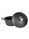 Кастрюля с крышкой Kamille Dublin KM4462 28х12 см 6.5 л черная