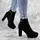 Ботильоны женские Fashion Toffi 2164 39 размер 24,5 см Черный