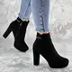 Ботильоны женские Fashion Toffi 2164 39 размер 24,5 см Черный