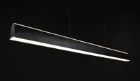Люстра світлодіодна підвісна LED світильник для квартири на стелю лед 27347 Чорний 15-120х6х120 см.