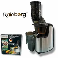 Центрифужная соковыжималка Rainberg RB-2284 3800 Вт из нержавеющей стали на 2 скорости для фруктов и овощей