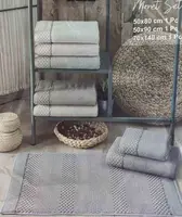 Monet bej набір 3в1 рушників. Мікрокоттон. Pupilla Туреччина.