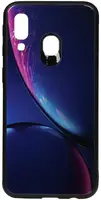 Чехол-накладка TOTO Print Glass Space Case Samsung Galaxy A40 Blue