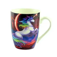 Чашка "Mug unicorn Desing", темно-красная
