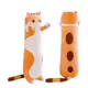 Мягкая игрушка-обнимашка "Кот батон", 45 см (оранжевый)