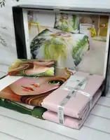 Sarila yesil детское полуторное постельное белье. Ронфорс. Romeo home Турция.