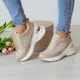 Сникеры женские Fashion Nega 3192 40 размер 25,5 см Бежевый