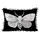 Подушка из мешковины с помпонами Метелик 45x32 см (43PHBP_FLORA004)