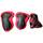 Защитные детские наколенники и налокотники X-TREME PE-805-red-black черный с красным