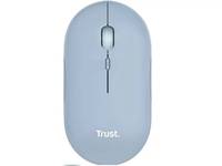 Мышь компьютерная безпроводная Trust Puck Rechargeable Ultra-Thin BT WL Silent Blue 24126_TRUST голубая