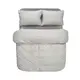 Постельное белье Lotus Home Washed cotton - Pinstripe antracite евро