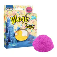 Кинетический песок Strateg Magic Sand розовый с формочкой 150 г (39303)