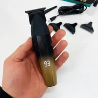 Машинка для стрижки волосся VGR V-906 тример для окантовки та стрижки бороди. Колір: жовтий