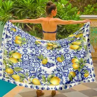 Парео пляжное с 3D принтом Sicilian Sun 31160 80х150 см