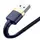 Кабель Baseus Cafule Cable USB Lightning 1м, Gold+Blue (CALKLF-BV3)
