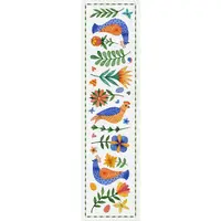 Дорожка на стол Пташки та квіти 150x40 см (DR_25F003)