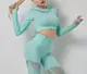 Спортивный топ для фитнеса L 6319 бирюзовый