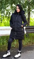 Куртка женская синяя зимняя код П337