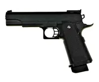G6 Страйкбольный пістолет Galaxy Colt M1911 Hi-Capa метал чорний
