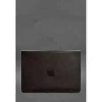 Шкіряний чохол-конверт на магнітах для MacBook 13 Темно-коричневий