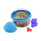 Кинетический песок Strateg Magic Sand светящийся голубой в ведре 350 г (370-9)