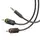Кабель HOCO 3.5 double lotus RCA audio cable UPA28 |1.5M|