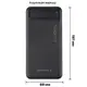 Внешний портативный акумулятор (УМБ) Power Bank Awei P5K 10000mAh Black (8141)
