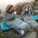 Спальник с капюшоном Naturehike M400 NH20MSD02, (1°C), правый, зеленый
