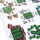 Подкладка для стола с подсказками YES Minecraft 492364 29х42 см