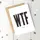 Открытка "WTF", английский