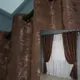 Комплект (2шт. 1,5х2,5м.) штор на люверсах, жаккард "Sultan YL". Цвет шоколадный. Код 1202ш 37-0094