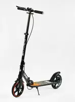 Самокат двухколесный Skyper Unic UN-487 складной руль стальная рама PU колеса. Black and Orange (194717)