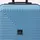 Чемодан маленький 4 колеса Ricco Grande T1Bowtie21blue-M