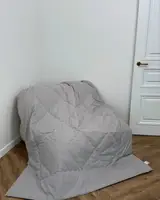 Одеяло евро Dushka Home 21332 200х220 см серое