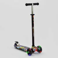 Самокат-кикборд Best Scooter MAXI А 25460 /779-1315 со
светящимися колесами