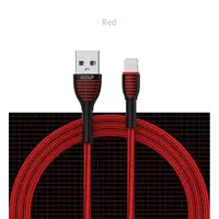Шнур для заряджання для Iphone — USB GOLF GC-74 кабель 1 метр Червоний