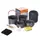 Набір посуду Naturehike 2-3 NH Updated 2 каструлі+ кришки NH18T018-G Grey