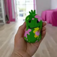 М’яка іграшка "Cats Vs Pickles - Веселі котики та огірочки", синій з малюнком