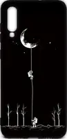 Чехол-накладка TOTO Cartoon Soft Silicone TPU Case Samsung Galaxy A70 Moon Black