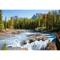 Пазлы "Горная река, Athabasca river, Jasper National Park, Canada", 1500 эл