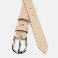 Жіночий ремінь шкіряний Borsa Leather V1FX36-beige