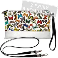 Клатч через плечо 25x15 см (KL_GL_15M013_WH)