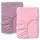 Набор простыни на резинке в детскую кроватку 60х120 фланель BLUSH VIOLET