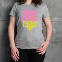 Футболка женская "Kalush Ukraine", Серый, XXL