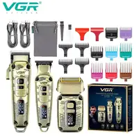 Набор для стрижки волос и бороды с насадками 3в1 VGR V-642 Аккумуляторная машинка